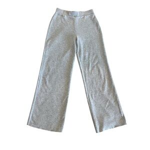 Zara Gray Wide-Leg Knit Pants